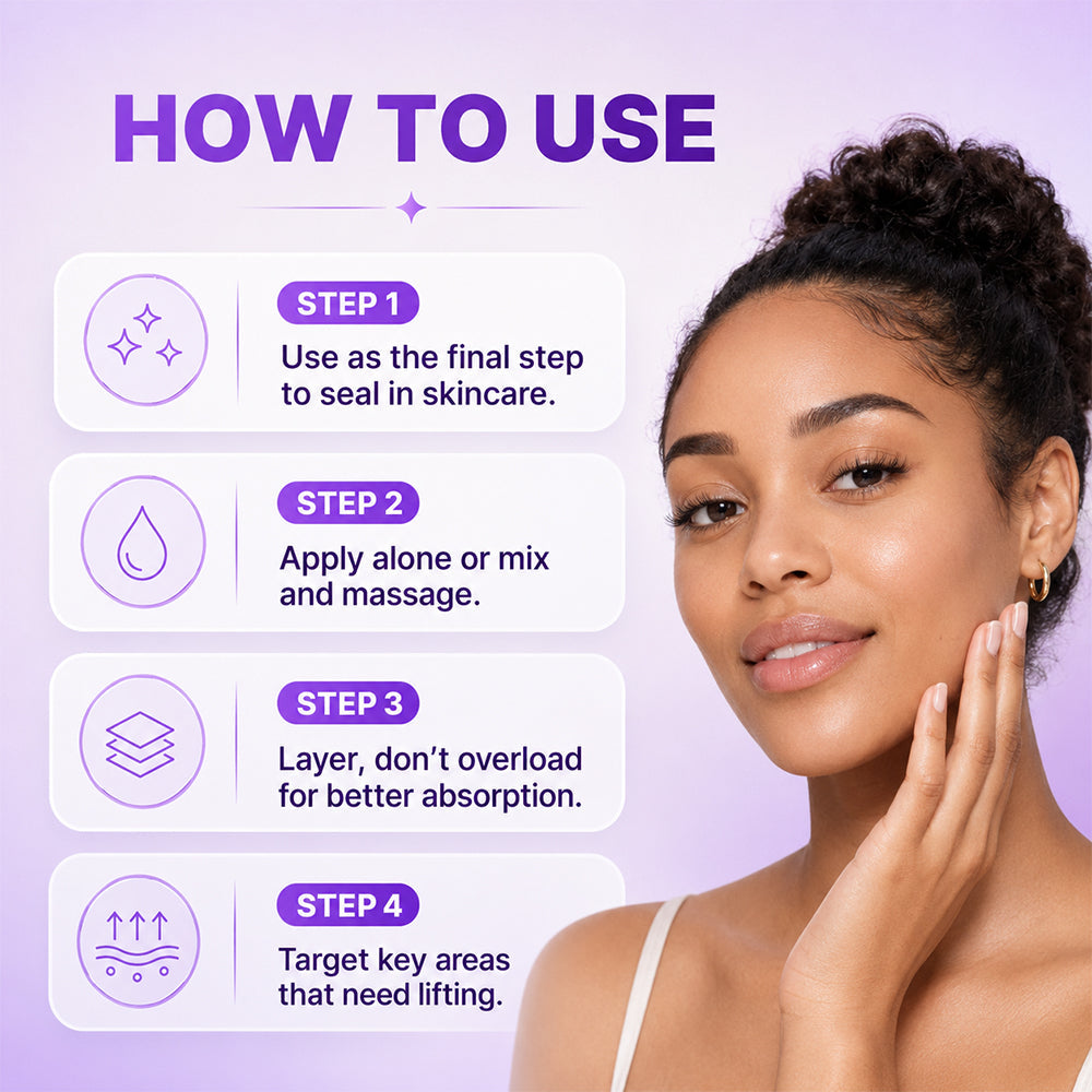 How to use the night cream in four steps