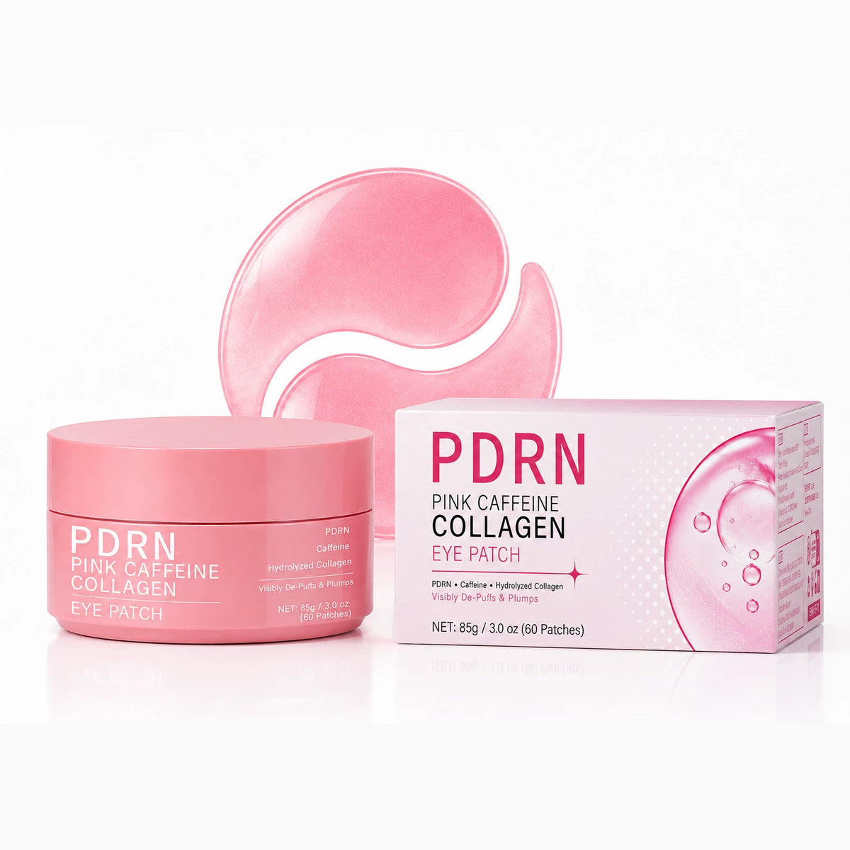 Ellumie PDRN Pink Caffeine Collagen Eye Patches jar