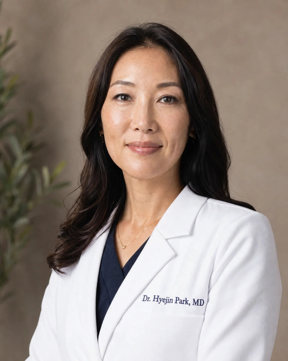 Dr. Hyejin Park, MD, in a white coat